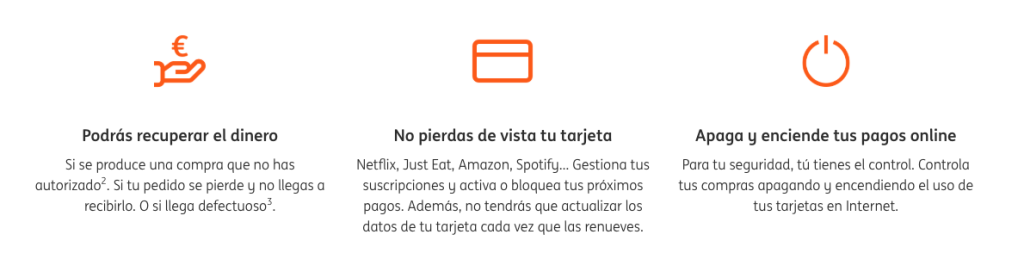 Características de la cuenta nocuenta de ing