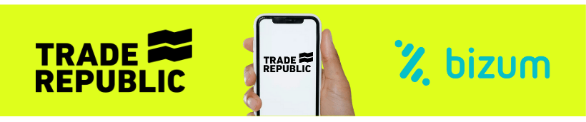 Logos de Bizum y Trade Republic, integración en españa