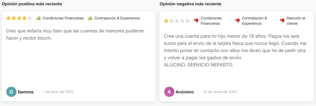 opiniones reales de la tarjeta revolut para menores donde dicen si es o no es buena para los niños y adolescentes