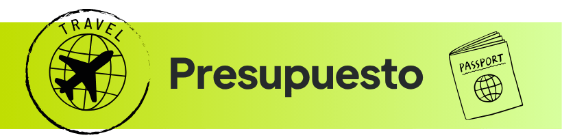 banner de presupuesto viaje para estas vacaciones