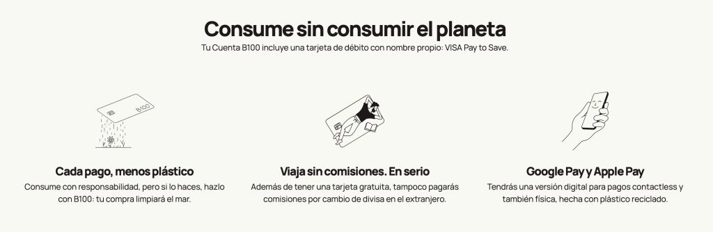 funcionamiento de la tarjeta save to pay de b100 y sus ventajas