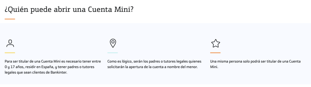 para quien esta pensada la cuenta mini bankinter y como abrirla
