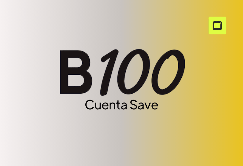 cuenta save b100 logo