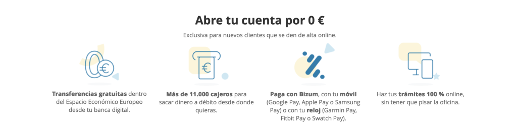 como funciona la cuenta online CaixaBank y los benéficos que les da a los usuarios