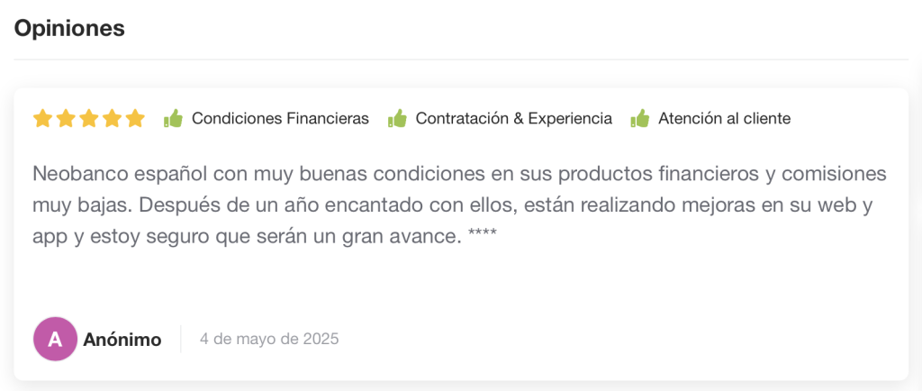 opiniones de los depósitos de myinvestor