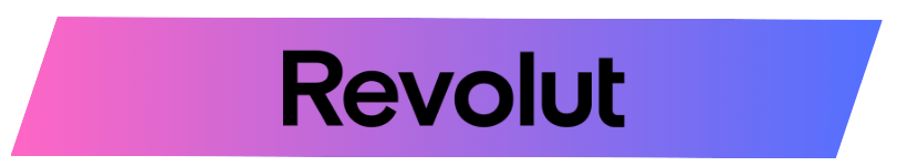 logo de revolut con fondo de colores