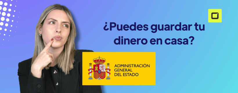 Ana Patricia De Abreu explicando que hacienda hace un aviso sobre el dinero que se guarda en casa